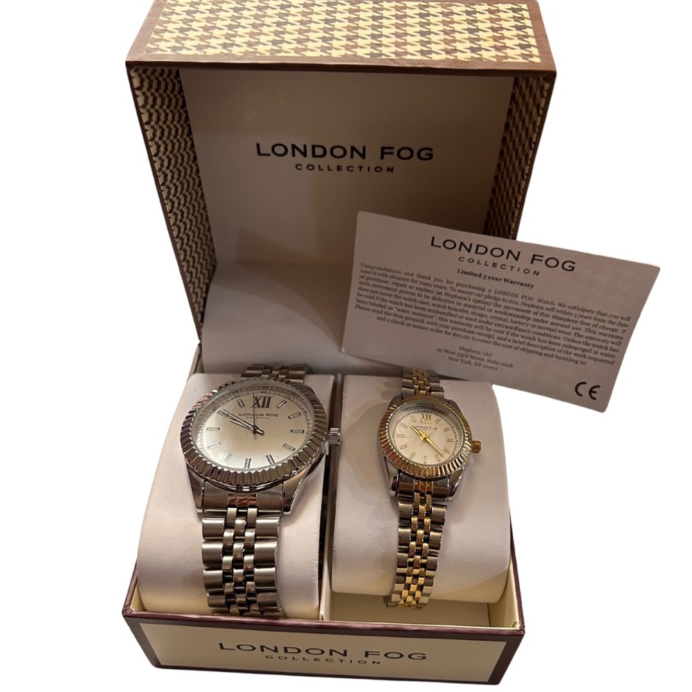 London Fog His & Hers Watch Set–Brand new, never worn!